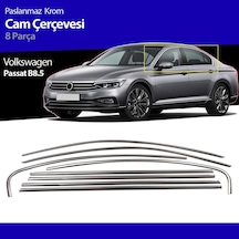 Volkswagen Passat B8,5 Sd 2020+ Tamtur 8 Parça Krom Cam Çıtası