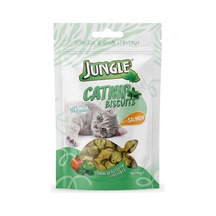Jungle Somonlu Catnipli Kedi Bisküvisi 40 Gr