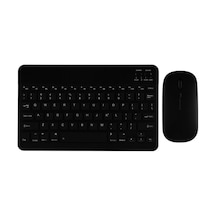Şık Tasarımlı Bluetooth Kablosuz Klavye Ve Mouse Seti Android, Apple Uyumlu iOS Ve Windows Uyumlu Şarj E Diğer