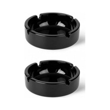 Paşabahçe 54036S Siyah Bistro Küllük 2'Li 10.7 CM