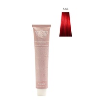 Nook Virgin Color Profesyonel Saç Boyası 100ml-açık Yoğun Kızıl/derin Yakut Kırmızı 5.66-rossi Kiraz