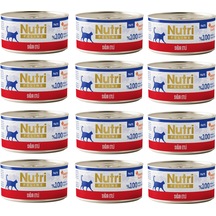 Nutri Feline Sığır Etli Pate Tahılsız Yetişkin Kedi Konservesi 70 G X 12 Adet
