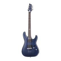Schecter C-1 Platinum Elektro Gitar Thru Midight Blue