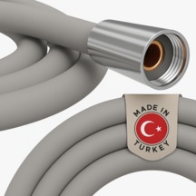 Dayanıklı Gri Silikon Duş Hortumu Kırılma Karşıtı, Esnek, Sızdı