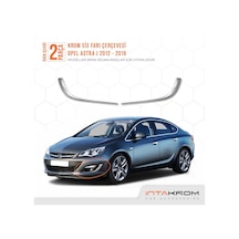 Opel Astra J Krom Sis Farı Çerçevesi 2 Parça 2012- 2019