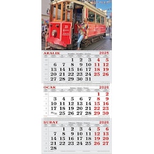 2026 Yılı Gemici Takvimi-beyoğlu Tramway