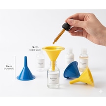 Mini Plastik Huni 5 Cm Ağız Çapı 6 Cm Boy - Parfüm, Esans Ve Dar Ağızlı Şişe Doldurma Aparatı