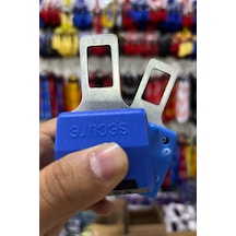 Emniyet Kemeri Uzatıcı Aparat, Evrensel Uyumlu, Mavi Renk