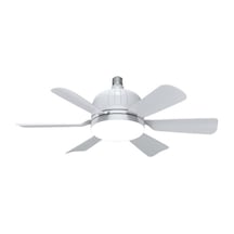 Worryfree Led Fan Sessiz Fan Uzaktan Kumandalı Tavan Vantilatörü Beyaz Işık Gövdesi