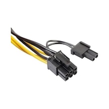 Pci E 8 Pin 6+2 2x Pci-e Ekran Kartı Power Çoklayıcı Kablosu 4302