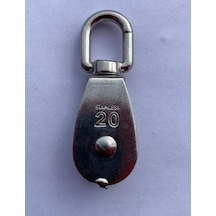 Paslanmaz Krom Tekli̇ Makara 20mm