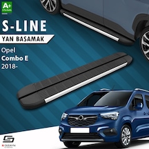 S-dizayn Opel Combo E Uzun Şase S-line Aluminyum Yan Basamak 213 Cm 2018 Üzeri A+ Kalite