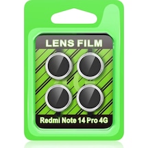 Redmi Note 14 Pro 4g Raze Metal Kamera Lens - Gümüş