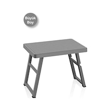 Tilbe Home Portatif Büyük Boy Katlanabilir Plastik Kamp Piknik Sehpası Katlanır Bahçe Balkon Kamp Masası Çok Renkli