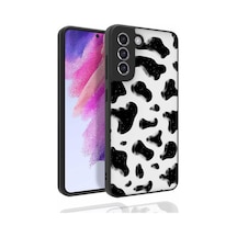 Samsung Uyumlu Galaxy S21 Fe Kılıf Desenli Parlak Nora Kapak