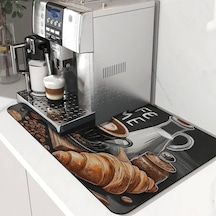 Valerine Life Kahve Makinesi Matı Su Geçirmez Kaymaz Yıkanabilir Çaycı, Çay Espresso Makinesi Pad 35x45cm 27240107