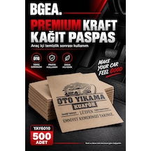 Bgea Premium Kraft Kağıt Paspas 500 Adet