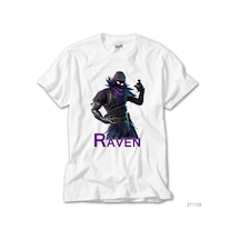 Fortnite Raven Beyaz Tişört Beyaz