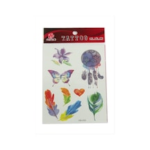 Yaprak - 868 - Tattoo Dövme Sticker - Shophnrl - - Beyaz