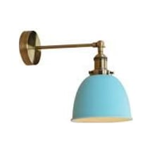 Mylights Bronz Eskitme Mavi Başlıklı Hareketli Aplik Duvar Lamb Eskitme