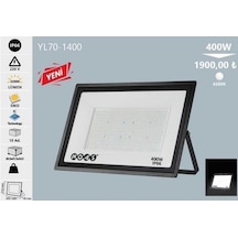 Noas 400w Beyaz Ultra Slim Led Projektör 6500k Noas Yl70-1400 Beyaz Işık
