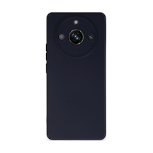 Realme 11 Pro Kılıf Nano İçi Kadife Silikon - Lacivert Çr
