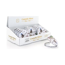 Taşlı İstanbul Tasarımı El Aynası İnce Alk2921 Renkli