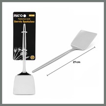 Bezos Krom Kaplama Metal Servis Spatula 27 Cm Mmbz Çok Renkli