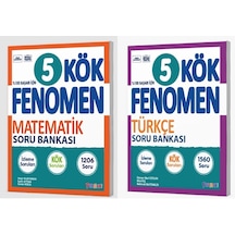 Fenomen Okul 2025 5. Sınıf Matematik + Türkçe Kök Soru Seti 2 Kitap Güncel Müfredat