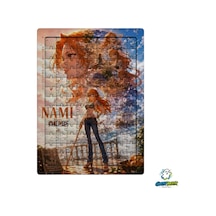 Ghostbastır Design One Piece Nami 99 Parça Ayaklı Puzzle Dekoratif Çocuk Yapbozu 0172