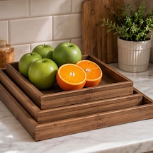 Akasya Üçlü Tepsi