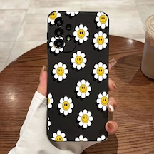 Samsung Galaxy A52 İle Uyumlu Premier Kalite Özel Üretim Baskılı Silikon Telefon Kılıfı Bc 7 Siyah