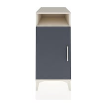 Kronos Komodin 3 Raflı Tek Kapaklı 44x59x96 Aytaşı-antrasit Aytaşı