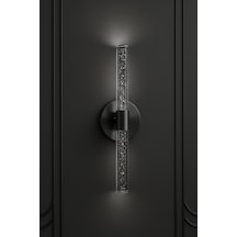 Bhbackhome Bubbleflux Şık Tasarım Modern Ledli Aplik 40 Cm Elektrikli Kumandalı Siyah