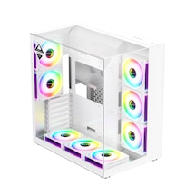 Zoko Queen Beyaz 8x12cm Kumandalı Argb Fanlı Akvaryum Kasa
