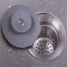 Çok Amaçlı Lavabo Gider Tıkacı Silikon Süzgeç Ve Tıpa Mutfak, Banyo, Küvet Uyumlu Plastik Diğer