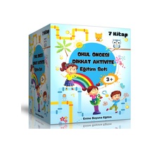 Okul Öncesi Dikkat Aktivite Eğitim Seti 7 Süper Kitap
