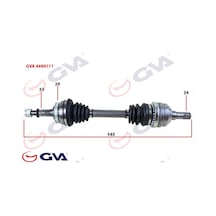 Gva 4490111 - Komple Aks Sol Vectra B 1.6i-1.8i-2.0i 95-03 Abs L