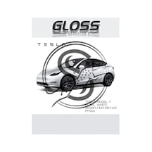Tesla Model Y White Pearl Sedefli Beyaz Profesyonel Rötuş Boyası Çift Şişe 30/30ml, Tmy-ppsw2