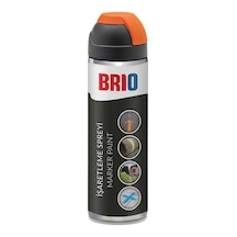 Brio İşaretleme Spreyi Endüstriyel 500 Ml Turuncu
