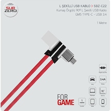 Subzero Sbz-C22 Ltip Type-C Tel.Şarj Data Kab. 1M