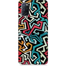 Oppo A72 Uyumlu Silikon Kılıf Pop Art Grafiti Grunge