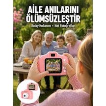 Hepsi Taşınabilir Hd Dijital Kamera Video Kayıt Fotoğraf Çekim Usb Bağlantılı Şarjlı Yeni Nesil Najmaddin Standart