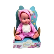 Kostümlü Sevimli Oyuncak Bebek 25 Cm Pembe