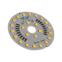 12Volt 10Watt Smd 2835 Ledli Led Modül Beyaz 10mm Delik Çaplı 12V 10W Avize Ledi 56mm(3 Adet)