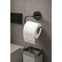 Buççin Online Mağaza Yapışkanlı Tuvalet Kağıtlığı Wc Kağıtlık Tuvalet Kağıdı Askısı Siyah Paslanmaz Çelik Siyah Çok Renkli