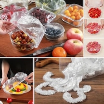 Buffer 100 Adet Tazeliği Koruyan Tencere Ve Tabak Bonesi Çok Am Şeffaf