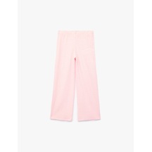 Koton Geniş Paça Basic Pantolon Pembe 6skg40220ak Gül