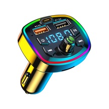 Suntek Araba Bluetooth Verici Bluetooth 5.0 Çakmak, 2 Usb