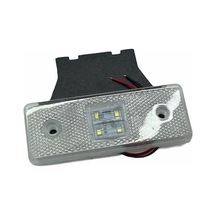 24V Yan Sinyal Lambasi Dorse Side Marker Braketli (4 Ledli) Beyaz